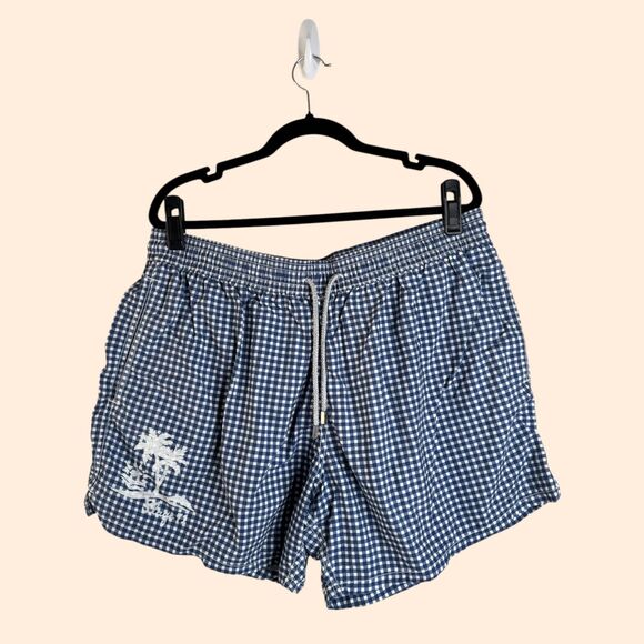 Vilebrequin Other - Vilebrequin Blue Check Swim Trunks